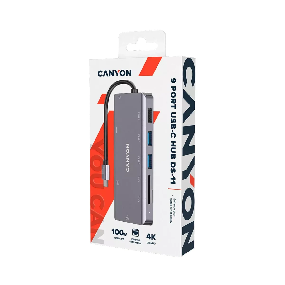 Canyon 9 Port USB-C Hub DS-11