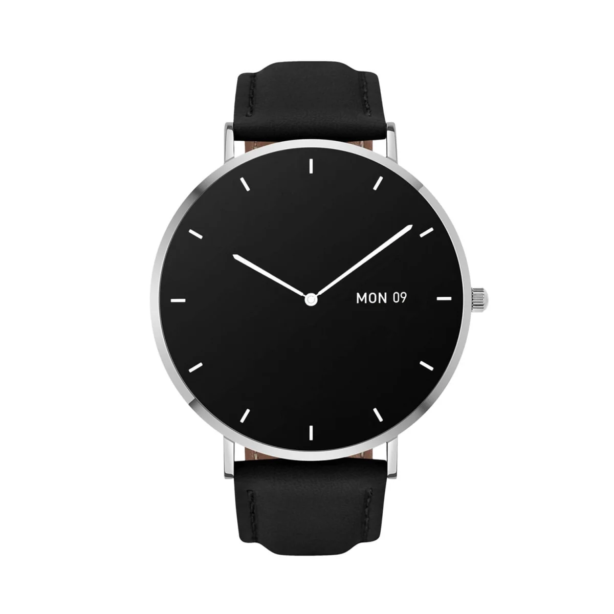 Smartwatch GARETT Verona silver-black leather