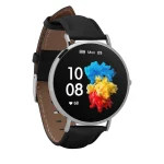 Smartwatch GARETT Verona silver-black leather