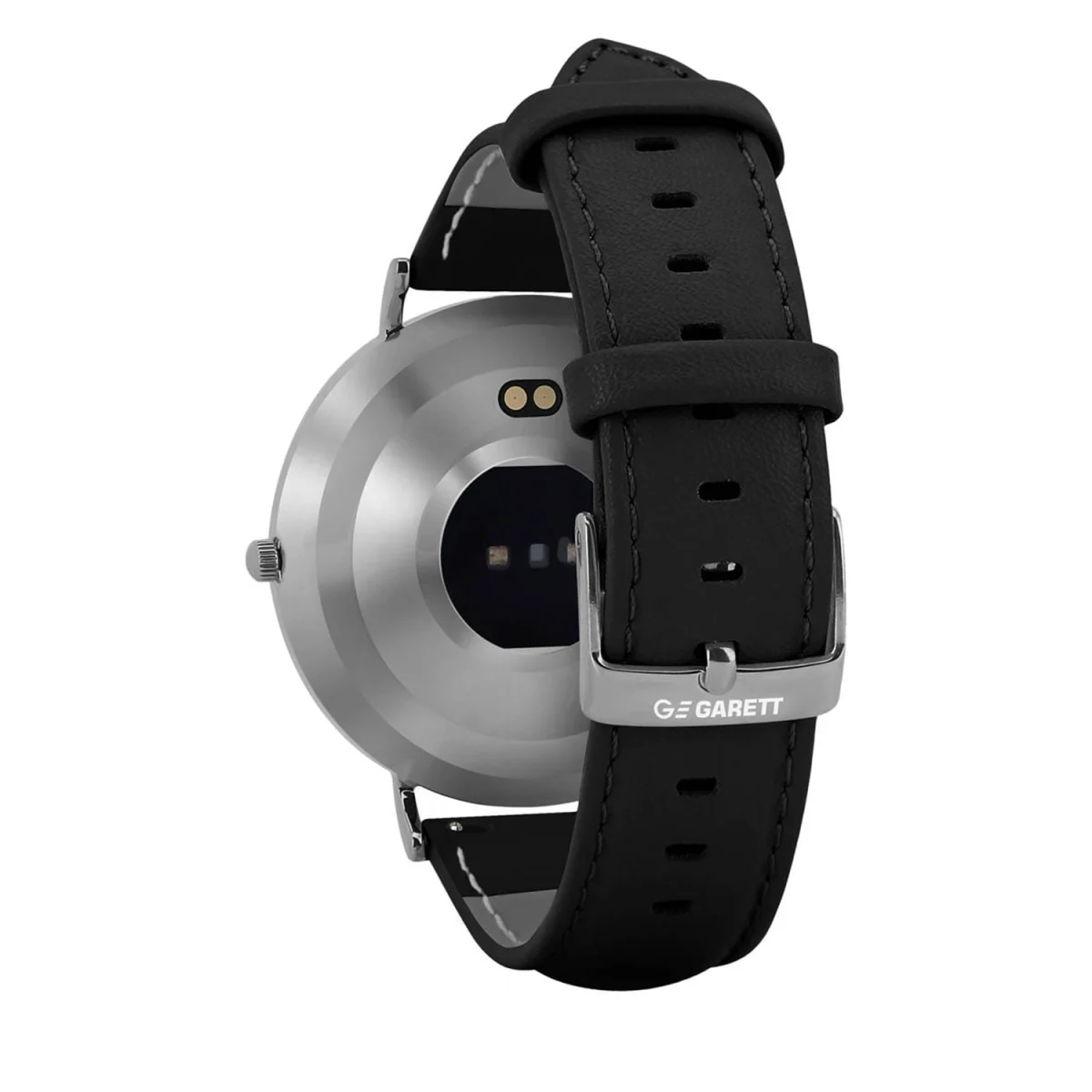 Smartwatch GARETT Verona silver-black leather