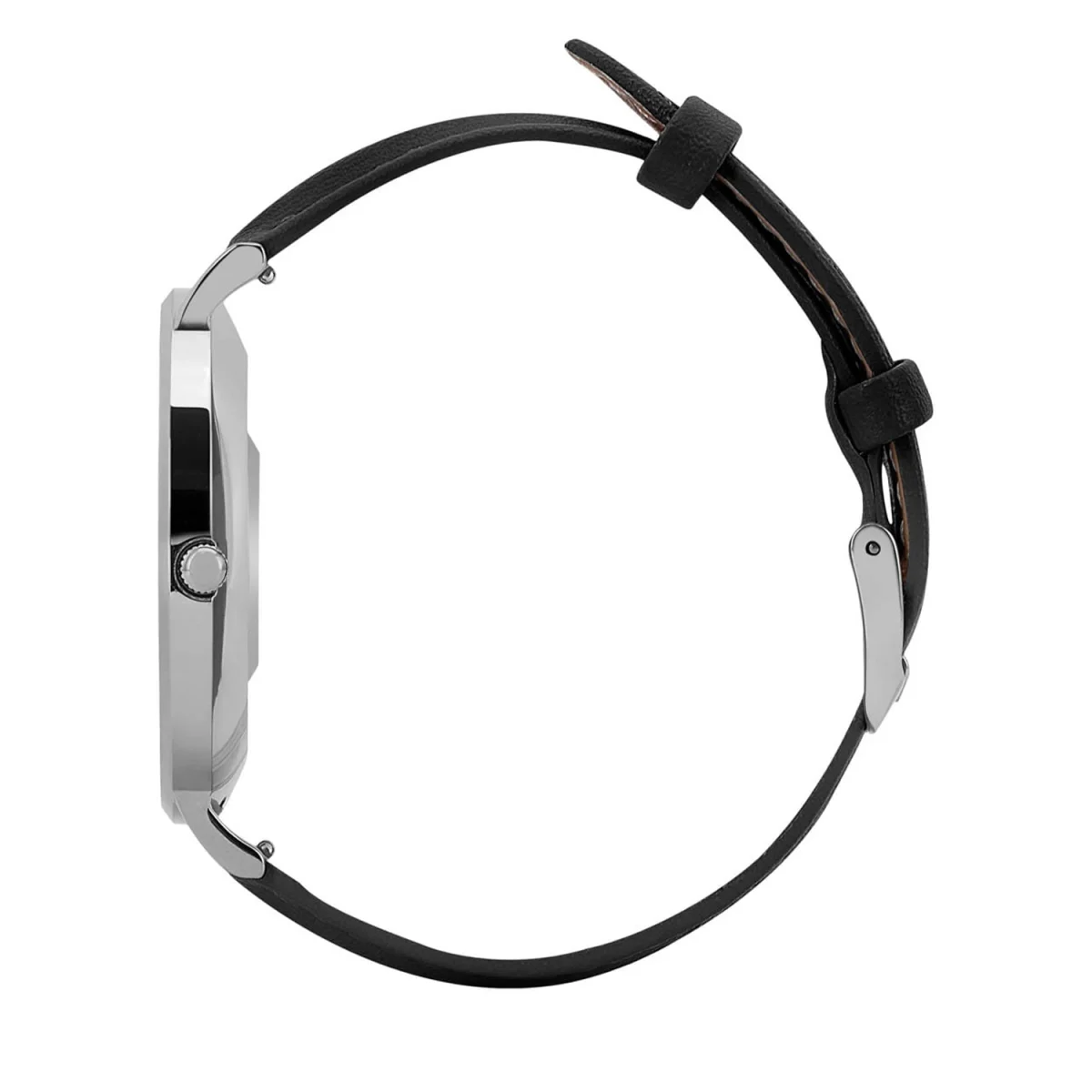 Smartwatch GARETT Verona silver-black leather