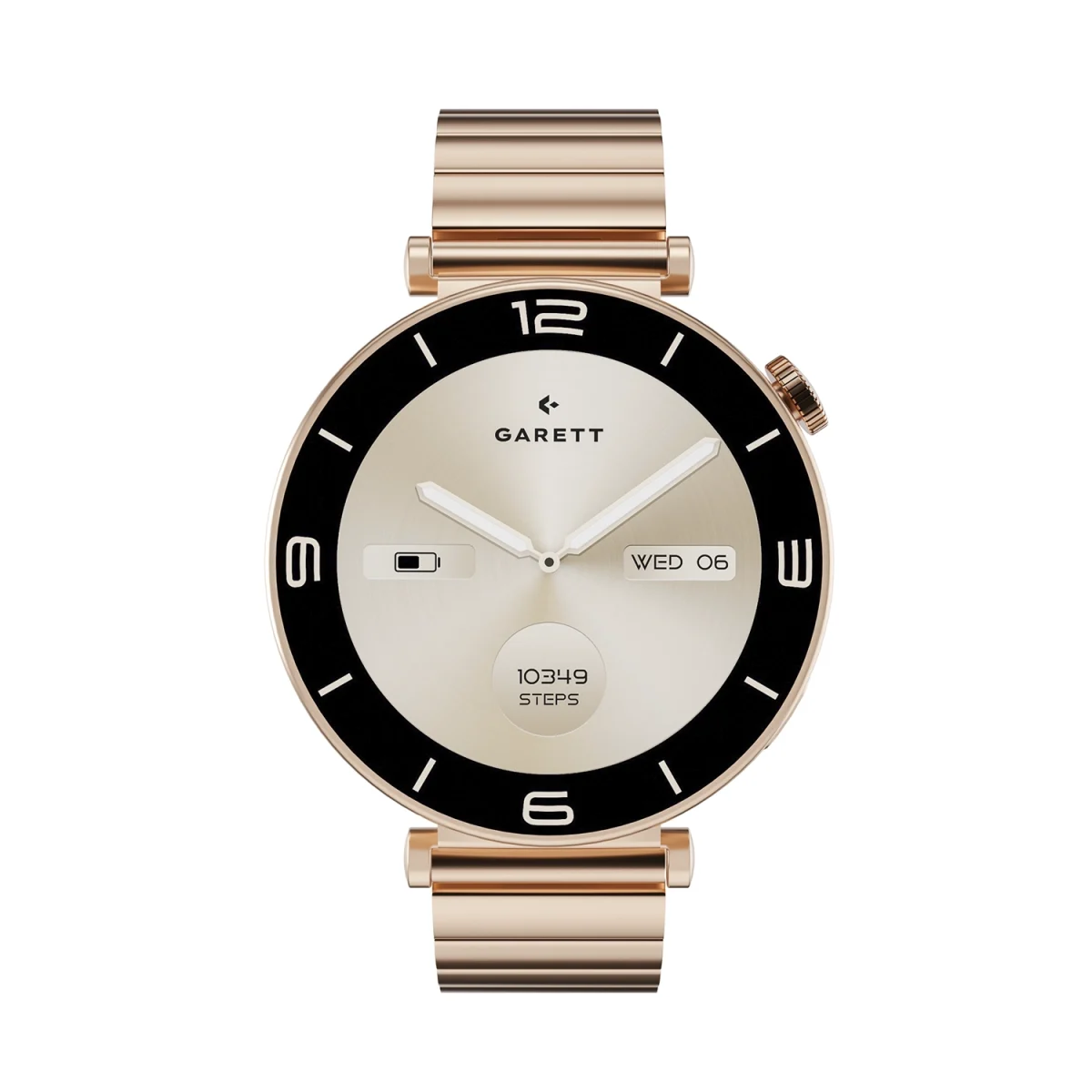 Smartwatch Garett Rose Gold Solid steel