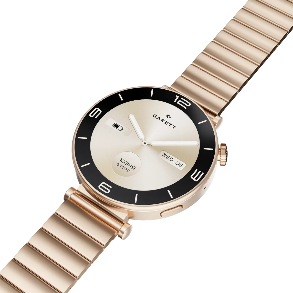 Smartwatch Garett Rose Gold Solid steel