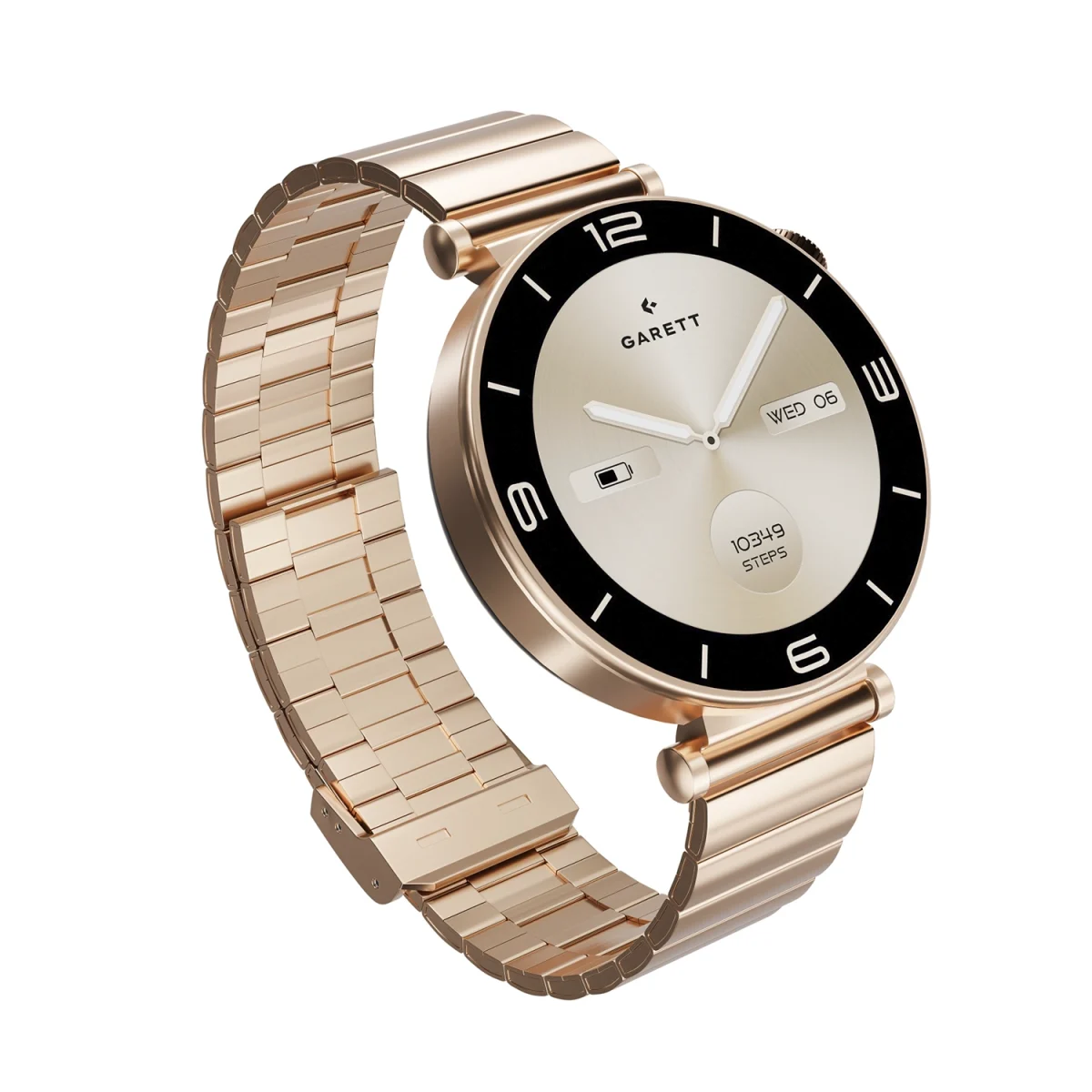 Smartwatch Garett Rose Gold Solid steel