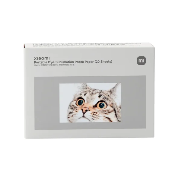 Xiaomi Portable Dye-Sublimation Photo Paper (20 Sheets)
