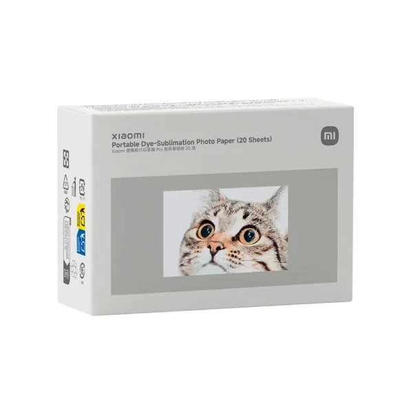 Xiaomi Portable Dye-Sublimation Photo Paper (20 Sheets)