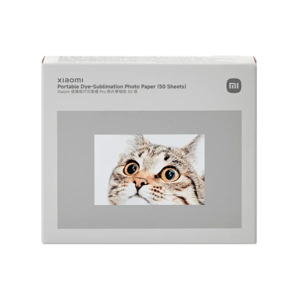 Xiaomi Portable Dye-Sublimation Photo Paper (50 Sheets)