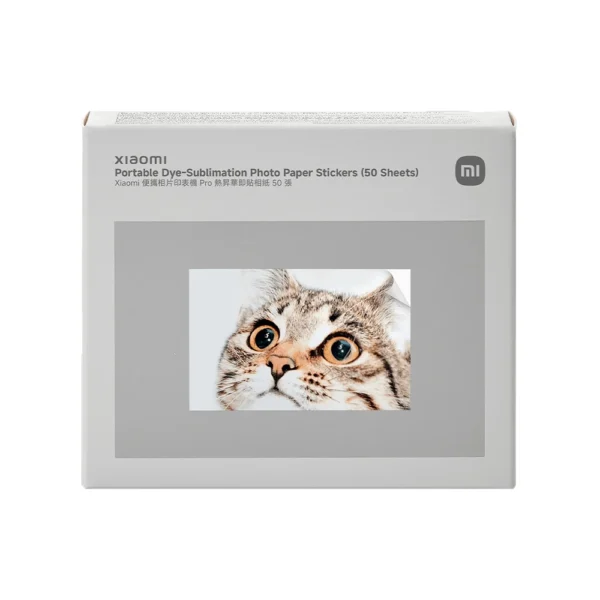 Xiaomi Portable Dye-Sublimation Photo Paper Stickers (50 Sheets)