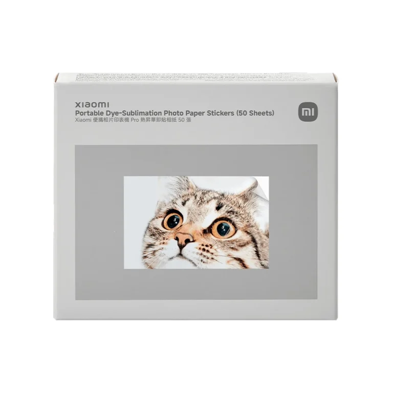 Xiaomi Portable Dye-Sublimation Photo Paper Stickers (50 Sheets)